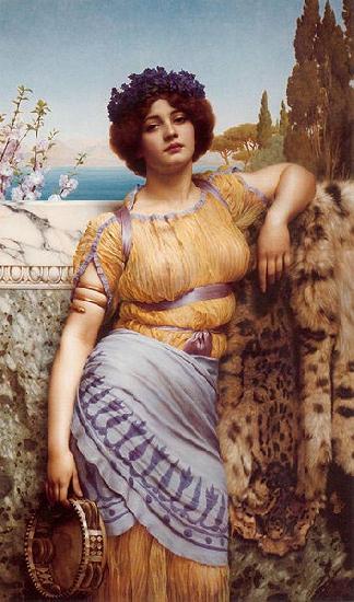 John William Godward Ionian Dancing Girl